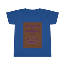 Load image into Gallery viewer, Fearfully and Wonderfully Made - Toddler Tee