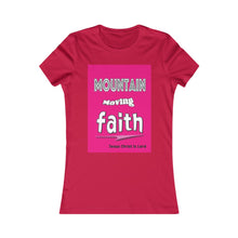 Load image into Gallery viewer, Mountain Moving Faith - Jesus Christ is Lord - Women's Slim Fit Tee