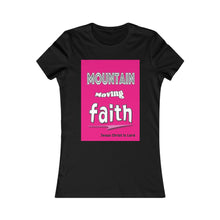 Load image into Gallery viewer, Mountain Moving Faith - Jesus Christ is Lord - Women's Slim Fit Tee