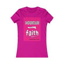 Load image into Gallery viewer, Mountain Moving Faith - Jesus Christ is Lord - Women's Slim Fit Tee
