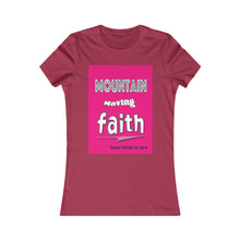 Load image into Gallery viewer, Mountain Moving Faith - Jesus Christ is Lord - Women's Slim Fit Tee