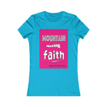 Load image into Gallery viewer, Mountain Moving Faith - Jesus Christ is Lord - Women's Slim Fit Tee