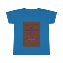 Load image into Gallery viewer, Fearfully and Wonderfully Made - Toddler Tee
