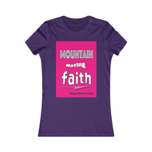 Load image into Gallery viewer, Mountain Moving Faith - Jesus Christ is Lord - Women&#39;s Slim Fit Tee

