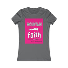 Load image into Gallery viewer, Mountain Moving Faith - Jesus Christ is Lord - Women&#39;s Slim Fit Tee
